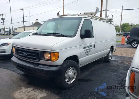 2007 Ford E-250 Commercial/Recreational z USA, uszkodzony, nr VIN 1FTNE24L57DA71009